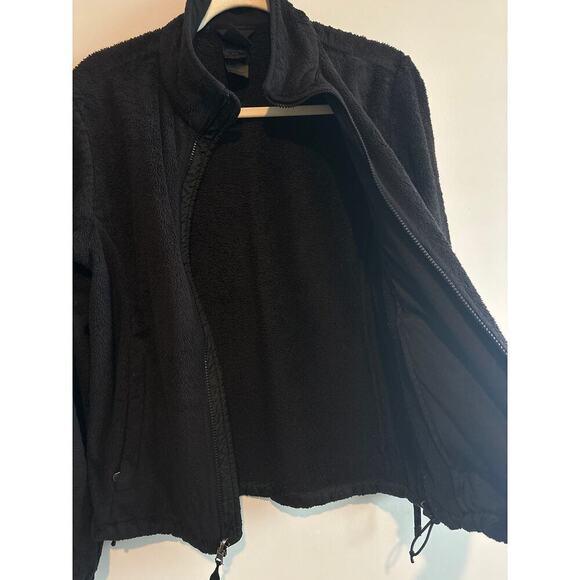 The North Face Full Zip Fleece/Sherpa Jacket Size Medium Black - Picture 4 of 6